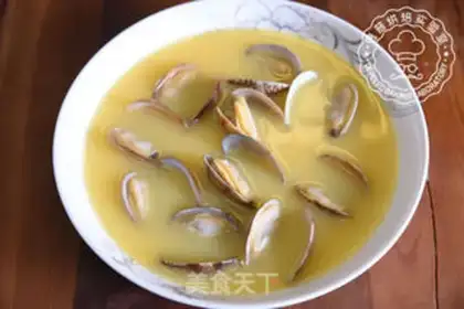 Make Flower clams and eggs step 4