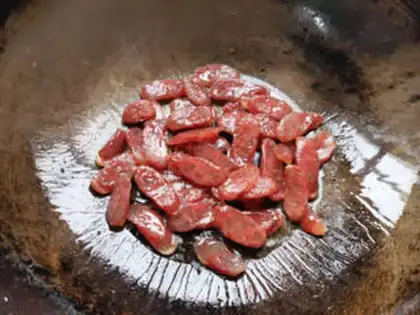 Make Four seasons of beans and sausage step 2