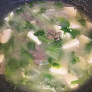 Make Beef tofu vegetable soup step 7
