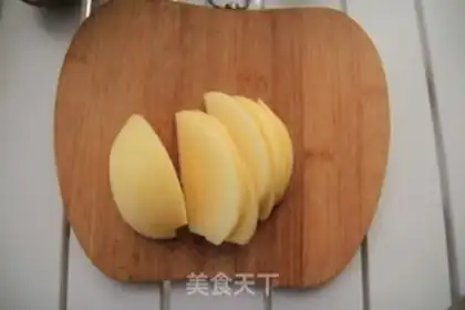 Make Porridge lemon apple tea step 1