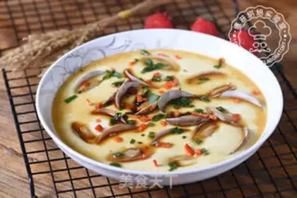 Make Flower clams and eggs step 6