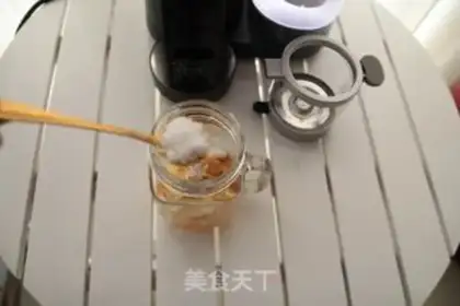 Make Porridge lemon apple tea step 5