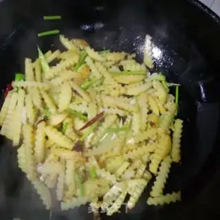 Make Fry potatoes step 4