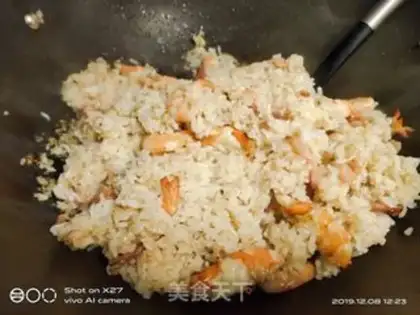 Make Bacon shrimp fried rice step 3