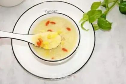 Make Peaches pointy potato soup step 0