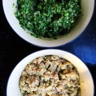 Make Double dumplings step 4