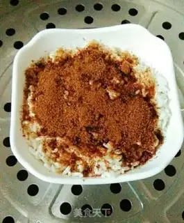 Make Red sugar rice step 3