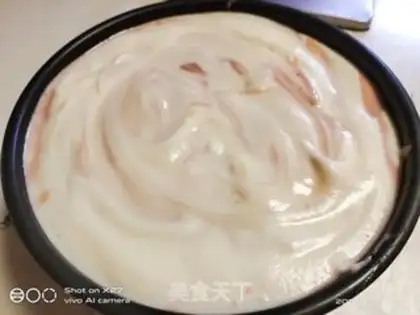 Make Red curvature twirl cake step 10