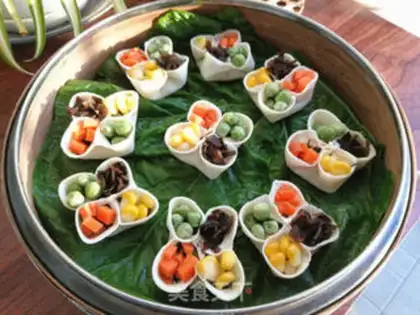 Make Four-Girl dumplings step 8