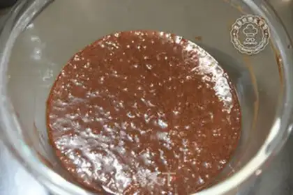 Make Chocolate lava cake step 3