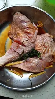 Make Red chicken legs step 1