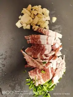 Make Bacon pastry step 1