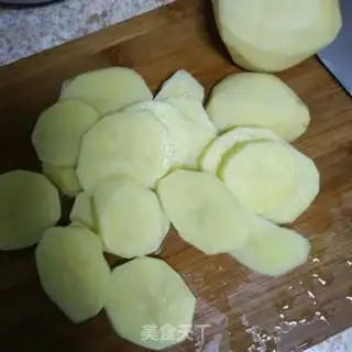 Make Potato fries and cheese step 1