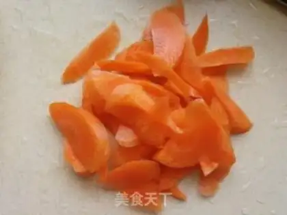 Make Carrot, celery, celery, powder step 0