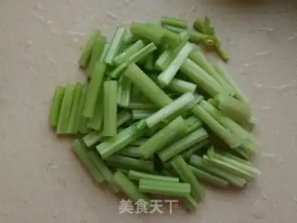 Make Carrot, celery, celery, powder step 1
