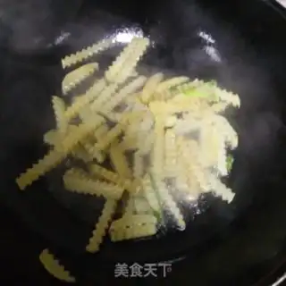 Make Potato fries and cheese step 3