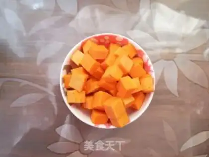 Make Pumpkin, porridge step 1