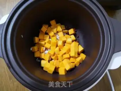 Make Pumpkin, porridge step 4