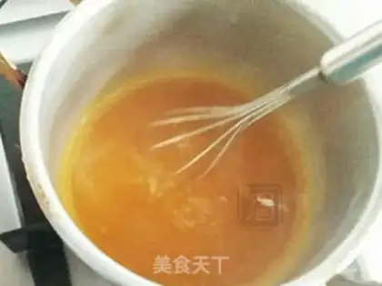 Make Orange juice fudge step 2