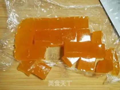 Make Orange juice fudge step 4