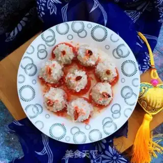 Make Pearl rice balls step 10