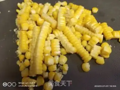 Make Potato fruit corn salad step 1