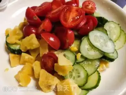 Make Potato fruit corn salad step 3