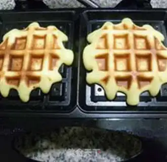 Make Egg milk waffles step 11