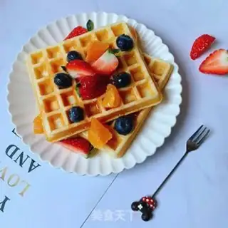 Make The yeast waffles step 5
