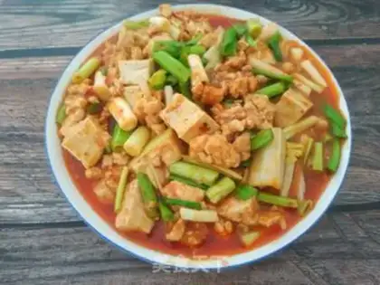 Make Chicken, garlic, tofu step 8