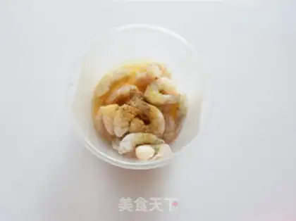Make Cheese and shrimp tofu step 1