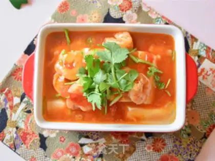Make Cheese and shrimp tofu step 10