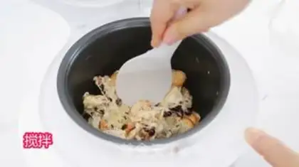 Make The souffle of the rice table step 3