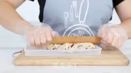 Make The souffle of the rice table step 4