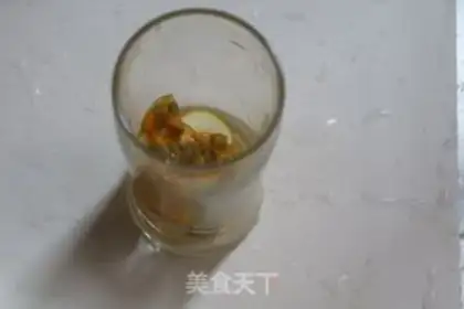 Make A beacon, honey, orange tea step 2