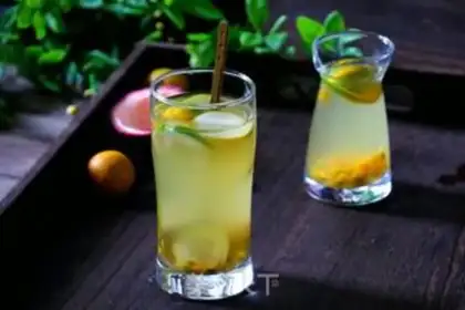 Make A beacon, honey, orange tea step 5