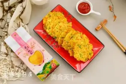 Make Rice eggcakes step 8