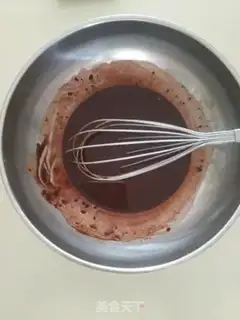 Make Black chocolate cake toast step 3