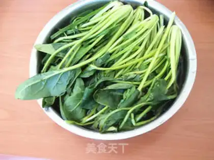 Make ♪ Hemiapple spinach dumplings ♪ step 2