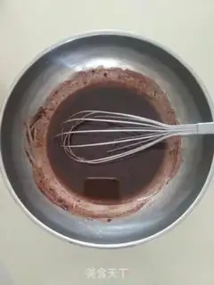 Make Black chocolate cake toast step 4