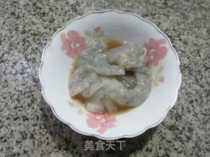 Make Pepper goldfish egg shrimp step 2