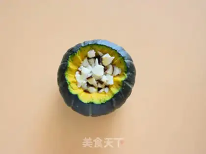 Make Pumpkin mushrooms step 3