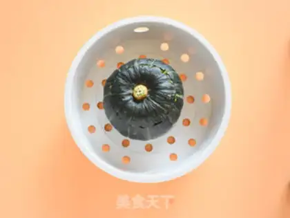 Make Pumpkin mushrooms step 4
