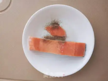 Make Fried salmon step 2