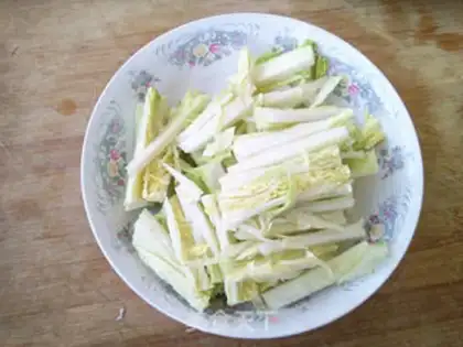 Make Cabbage tofu step 1