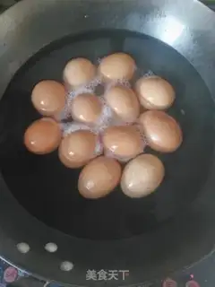 Make Flowered tea eggs step 0