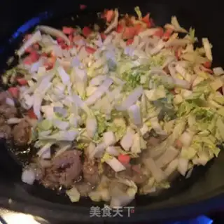 Make Porridge for the meat and tomatoes step 5