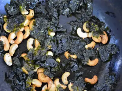 Make Chiffon cashew moss step 3
