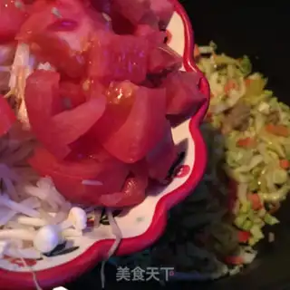Make Porridge for the meat and tomatoes step 6