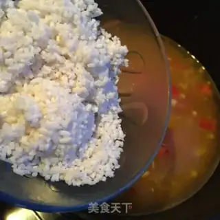 Make Porridge for the meat and tomatoes step 7